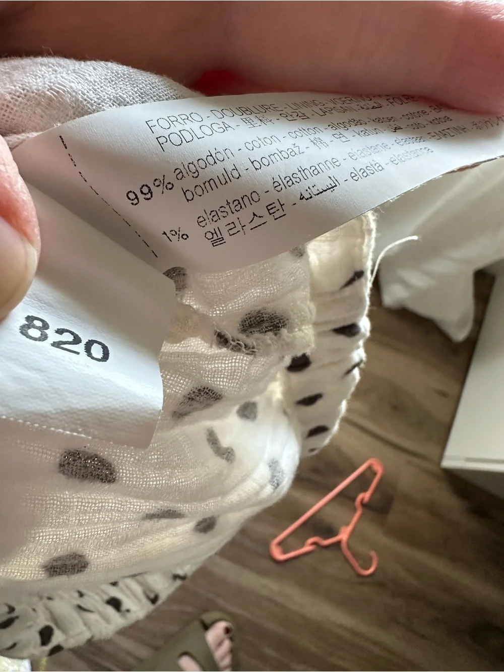 Zara Girl Polka Dot Tie-Front Blouse